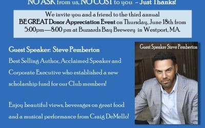 BE GREAT Donor Appreciation Event